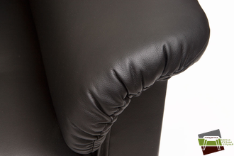 P3 ПРЕМЬЕР Диван трехместный (Ecotex 3001) черный