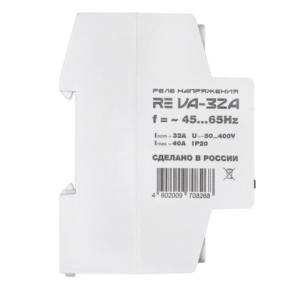 Реле защиты по напряжению и току однофазное 32 А, 230 В, фото 3
