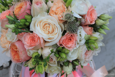 Букет невесты & Бутоньерка № 1321