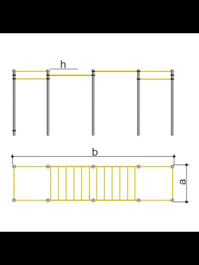Спортивное оборудование с рукоходами Romana 501.17.01