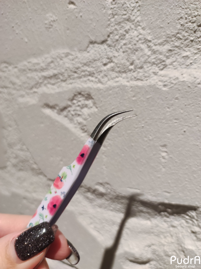 Lash&Go Пинцет изогнутый для наращивания ресниц | Лэш энд Гоу