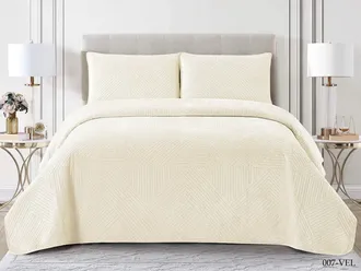 Покрывало Cleo "VELLUTO" велюр 230х250 50х70 230/007-VEL