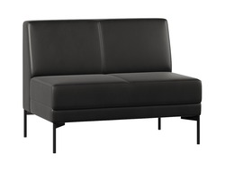 Модуль Everprof Gamma двухместный Экокожа Черный