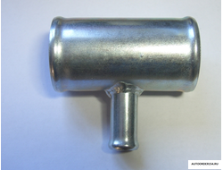 Трубка тройник 43х16х43мм металл угол 90 гр.цена за 1 шт.