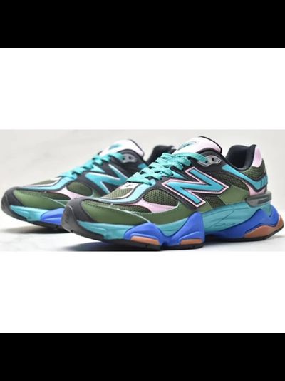 New Balance 9060 Green Blue зеленые