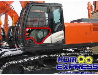 YA00001499 Стекло двери нижнее Hitachi ZAXIS ZX (210-5G 250LC-5G