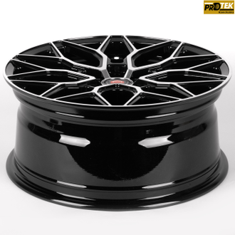 Комплект дисков R17 7,5J ET+35 5*114,3 Vossen iV-1155-SM155 Черный с полированными лучами (81910)