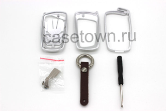 Алюминиевый чехол для BMW серебристый