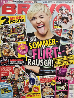 BRAVO Magazine № 32 2014 Miley Syrus Cover