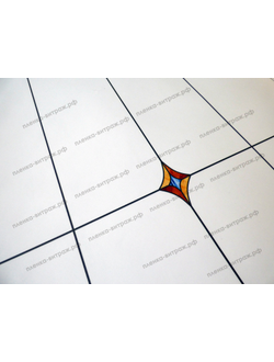 Витражная пленка, витражная пленка самоклеющаяся под заказ,пленочный витраж с цветочным рисунком