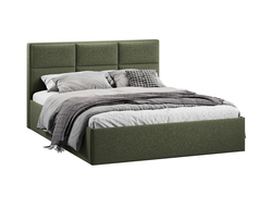 Спальня СТЕЛЛА - Кровать с подъемным механизмом Тип 1 Микровелюр Jercy Deep Green