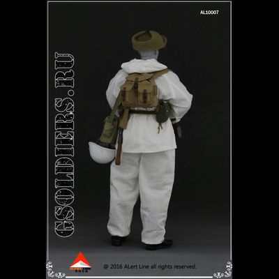 КОМПЛЕКТ (БЕЗ ТЕЛА И ГОЛОВЫ) Красноармеец в зимнем обмундировании AlertLine AL10007 1/6 Winter Soviet soldier Suit