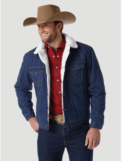 Куртка Wrangler® Cowboy Cut® Sherpa Lined Denim Jacket
