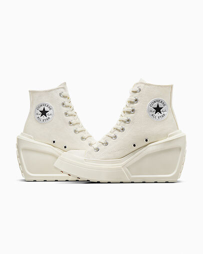 White high heel converse best sale