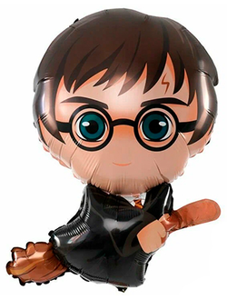 Маленький маг на метле (69 см)