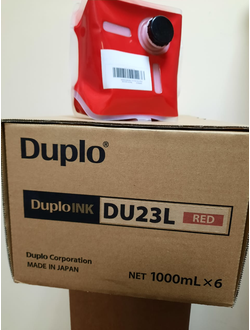 Краска красная для дупликатора Duplo J/U/S - 450/550/850