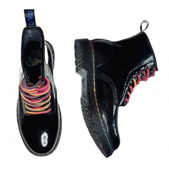 Dr martens black rainbow hot sale