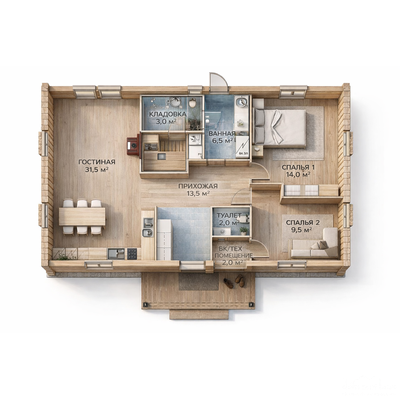 Русский 152м2 19х8