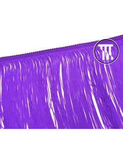 Бахрома, цв. Темно-пурпурный фиолетовый, дл. 20 см