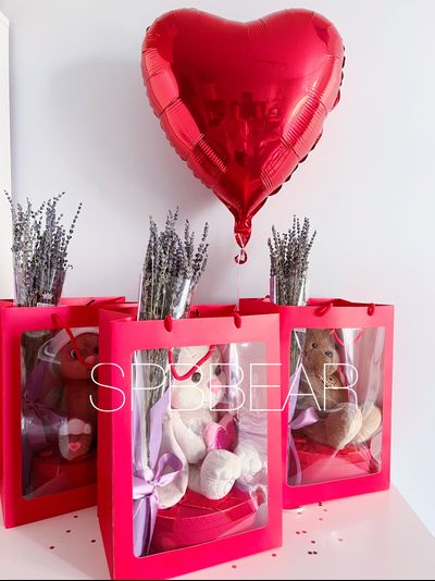 Подарочный набор №18 - Зайка на выбор, Лаванда, Киндер бокс средний