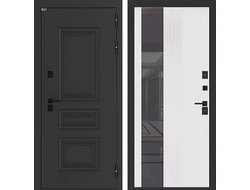 Терморазрыв дверь Аляска Лайт Зеркало с панелью 32 белый софт