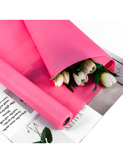 Пленка латексная "Зефирное облако" 58см*5м Ярко-розовый ПР32/9