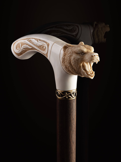 Трость "Символ России" с рукоятью из кости