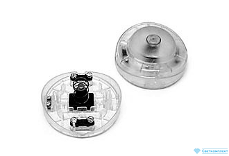 Выключатель напольный торшерный прозрачный (Италия)