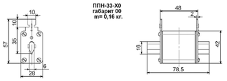 Плавкая вставка ППН-33 габ. 00 100А (фото 2)