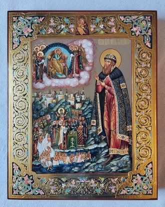 Владимир, святой равноапостольный великий князь. Рукописная икона.