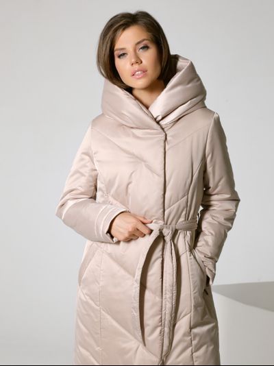 Пальто Арт 22405 беж ЗИМА