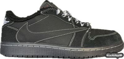 NIKE AIR JORDAN 1 WNITER x TRAVIS SCOTT BLACK PHANTOM (40-45)