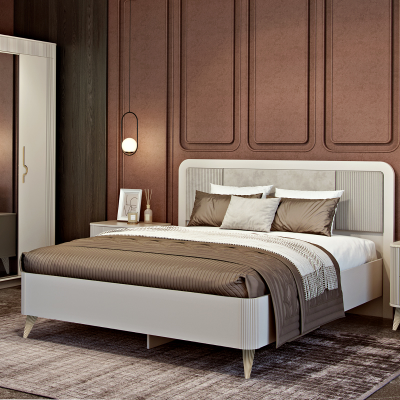 Спальня ТИФФАНИ - №147 Кровать двойная 1600 с подъемным механизмом