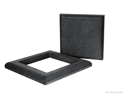 Комплект крышки и юбки ДПК POLIVAN GROUP SINGARAJA  для столба 125*125 мм Черный