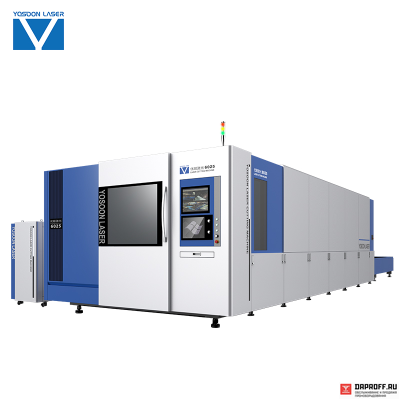 Станок для резки листов FC-серии, со сменными столами, с защитной кабиной