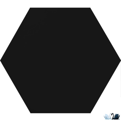 Плитка Керама Марацци Буранелли 24002 настенная керамическая шестиугольная черная