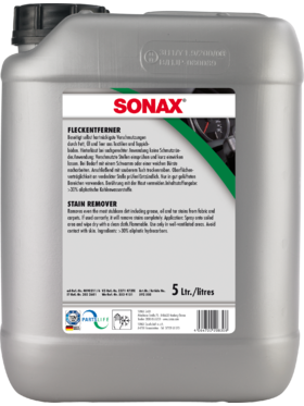 Пятновыводитель для химчистки салона (концентрат) &quot;SONAX Stain remover&quot; 5 л