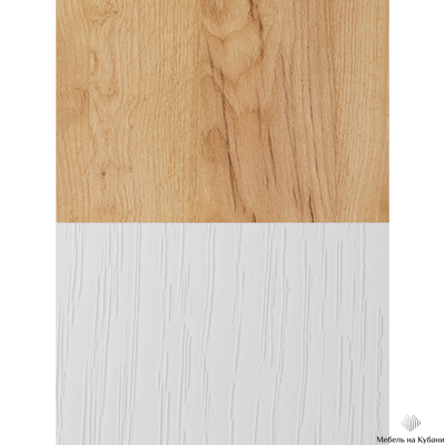 ТВМ-2 Тумба под ТВ Дуб крафт золотой/Белый с тиснением