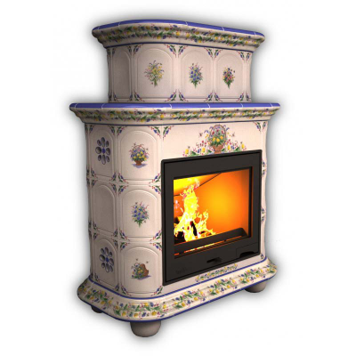 Изразцовый камин КимрПечь Прованс