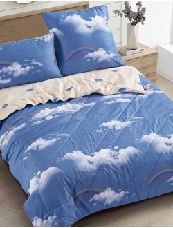 Постельное белье с одеялом TANGO De Verano микросатин полутороспальное 150x200x1 180x230x1 50x70x1 70x70x1 Y100-34