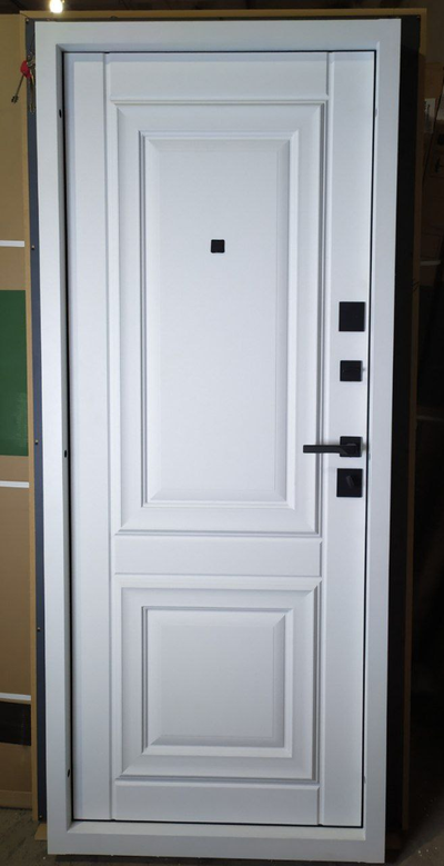 STEEL ART (МЕЛИТОПОЛЬ). NEW ТРОЯ 238.  105 мм. СТАЛЬ 2 мм. (ТРЕХКОНТУРНАЯ). НАТУРАЛЬНОЕ ДЕРЕВО ТЕМНЫЙ ШОКОЛАД/ ДУБ БРАШИРОВАННЫЙ. ДВУХЦВЕТНЫЙ КОРОБ.