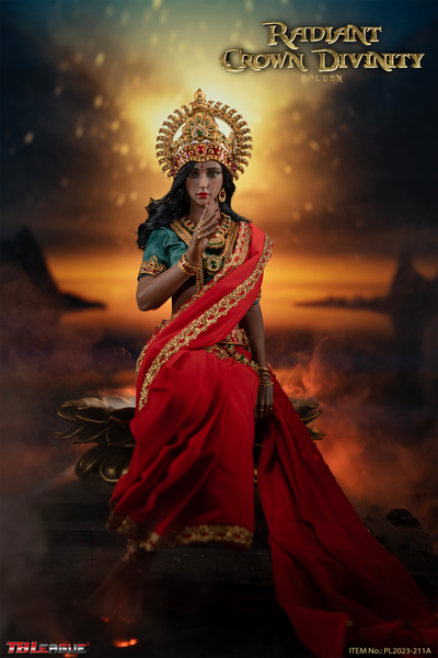 Индийская красавица в красном - Коллекционная ФИГУРКА 1/6 scale Radiant Crown Divinity Golden (PL2023-211A) - TBLeague
