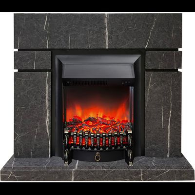 Электрокамин Лондон GR-MR с очагом Fobos