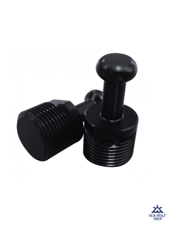 Зацеп Epsealon Obus Plastic White, резьбовой, пара