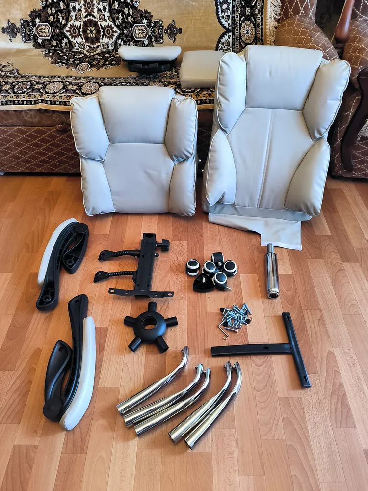 Сборка кресла офисного