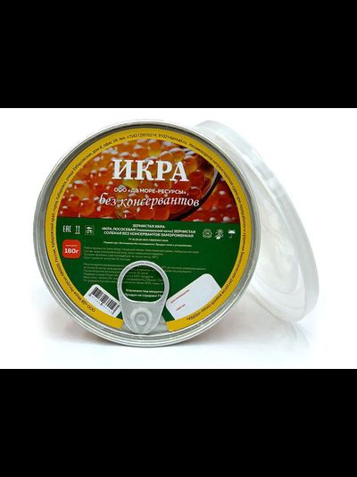 Икра кеты без консервантов в замороженном виде. Первого сорта. 200гр.  2025 года