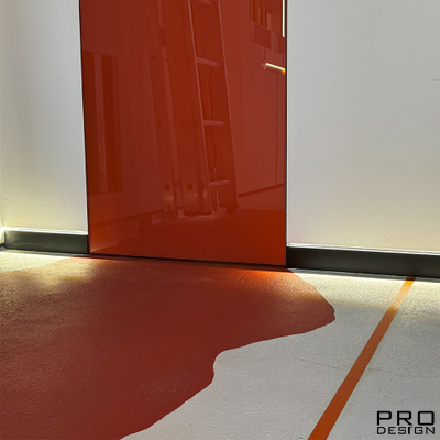 Плинтус скрытого монтажа PRO DESIGN 323 покраска по RAL