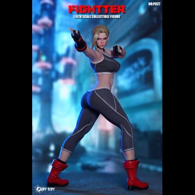 Кэмми Уайт (Street Fighter 6) - Коллекционная фигурка 1/6 Female Fighting Warrior 6th Gen (P027) - PLAY TOY