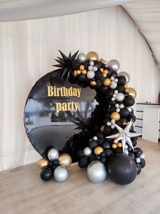 Фотозона для мужчины "Birthday Party"