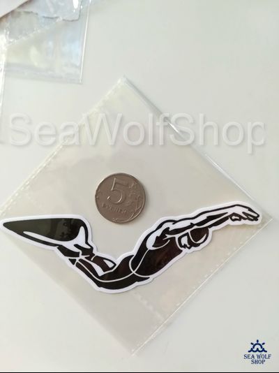 Наклейка оракал №54 Фридайвер